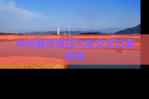 中兴路与贾庄大街交叉口西南角