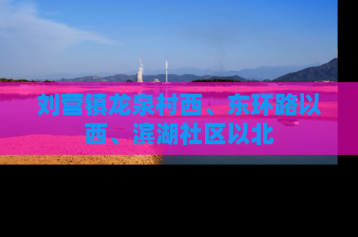 刘营镇龙泉村西、东环路以西、滨湖社区以北
